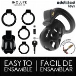 ADDICTED TOYS LOCKED - SILENT KEEP PENIS CAGE 7.5 CM